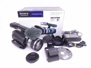 SONY/ソニー レンズ交換式デジタルHDビデオレコーダー NEX-VG10 E18-200mmレンズ付属 2010年製 説明書・元箱付 ◆ 6DDBC-4
