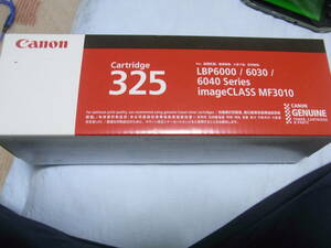 未使用新品　キヤノン純正トナーカートリッジ　カートリッジ325　CRG-325　4960999665122 LBP6000/6030/6040 MF3010 Canon Cartridge 