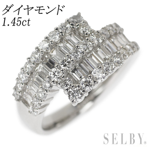 Pt900 ダイヤモンド リング 1.45ct 出品2週目 SELBY