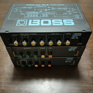 BOSS RBF-10 BOSS RCL-10 RRV-10 COMPRESSER LIMITER block diagram flanger DIGITAL REVURB micro pack series リミッター 動作未確認