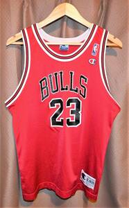 希少 Champion Michael Jordan (マイケルジョーダン) 90s ジャージ ユニフォーム XL 18-20【NBA シカゴブルズ CHICAGO BULLS】