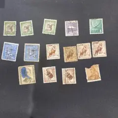 古い使用済み切手