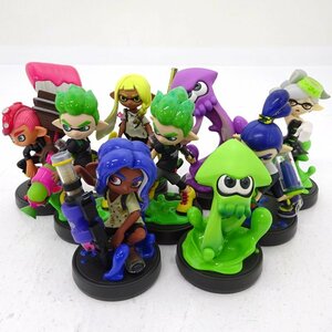 ★中古★amiibo スプラトゥーンシリーズ まとめ売り 計9点 (タコボーイ/イカ/ホタル/アミーボ/周辺機器/任天堂)★【GM643】