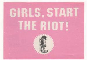 FATALレーベル非売品ステッカー・GIRLS,START THE RIOT