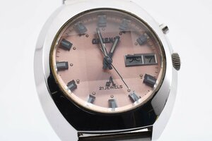 稼働品 オリエント デイデイト カットガラス 自動巻き メンズ 腕時計 ORIENT