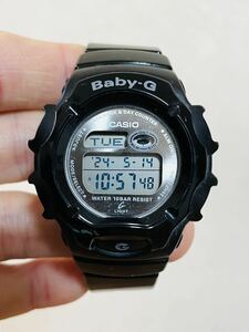 稼働 カシオ CASIO Baby-G ベビージー デジタル 腕時計 ブラック