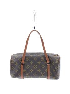 LOUIS VUITTON◆1)パピヨン30_モノグラム・キャンバス_BRW/PVC/BRW/総柄/ミニポーチ欠品