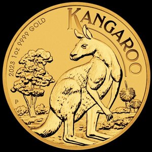 [保証書・カプセル付き] 2023年 (新品) オーストラリア「カンガルー」純金 1オンス 金貨