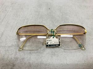 h0527-07★ 未使用 デッドストック メガネフレーム HOYA 140ハーフリム 眼鏡 長期保管品