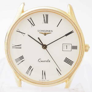 ロンジン グランドクラシック 7431 L156.4 LONGINES Les Grandes Classiques デイト クォーツ ゴールド×白 ボーイズ腕時計[26288776-BD3
