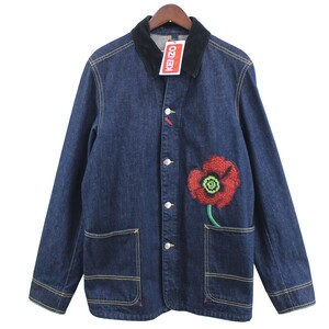 KENZO by NIGO　 22AW WORKWEAR DENIM JACKET POPPY フラワー デニムジャケット ：8056000175875