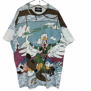 90s 希少 古着 GEMS HOLLYWOOD MICKEY USA製 プリント Tシャツ