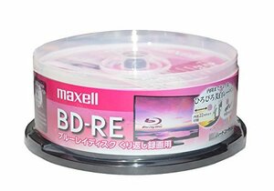 マクセル(maxell) maxell 録画用 BD-RE 標準130分 2倍速 ワイドプリンタブルホワイト 25枚スピ