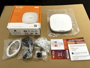 ★Aruba Instant On AP22★ WiFi6 屋内アクセスポイント 美品 初期化済 付属品完備 高性能 ax 11ax PoE HPE アルバ a