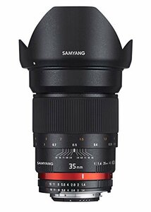 【中古】SAMYANG 単焦点レンズ 35mm F1.4 キヤノン EF用 フルサイズ対応 884116