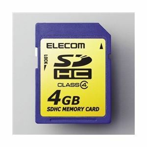 エレコム SDHCメモリカード 4GB/Class4対応 MF-FSDH04G
