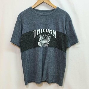 ユニフォームエクスペリメント プリント Ｔシャツ 日本製 UE145025 Tシャツ Tシャツ 2 灰 / グレー