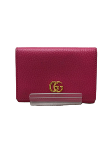 GUCCI◆カードケース[仕入]/-/PNK/無地/レディース