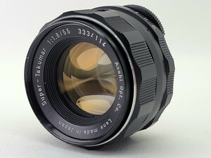 【C 難有品】Pentax Asahi Super Takumar 55mm f/1.8 後期型 M42マウント スーパータクマー