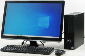 DELL Precision T3420-3000SF ■ 24インチ 液晶セット ■ XEON E3-1220V5/DVDマルチ/Quadro K420/Windows10 ワークステーション