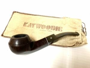 ◆KAYWOODIE ケイウッディ◆パイプ 喫煙具 Standard London made 90S マーク レトロ 煙草