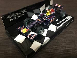 1/43 MINICHAMPS レッドブル・ルノー RB6 #5 S.ベッテル アブダビGP優勝 2010