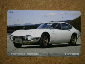 kuru・トヨタ博物館 2000GT テレカ