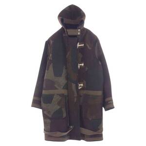 Nigel Cabourn ナイジェルケーボン MONTGOMERY COAT REVERSIBLE モンゴメリー リバーシブル ダッフル コート ブラウン系【中古】