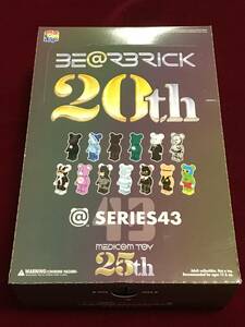 BE@RBRICK SERIES 43 / ベアブリック シリーズ43 メディコムトイ Medicom Toy 1BOX (24個入り) / 新品未開封品