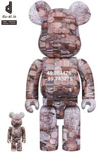 新品 BE@RBRICK Benjamin Grant OVERVIEW NEBRASKA 100％ & 400％ MEDICOM TOY ベアブリック kaws カウズ BASQUIAT ベンジャミン・グラント