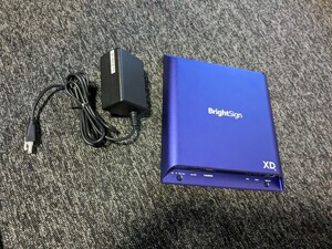 BrightSign XD233 デジタルサイネージプレーヤー ブライトサイン XD3 シリーズ ACアダプタ付