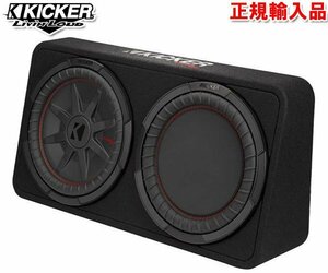 正規輸入品 KICKER キッカー 12インチ 30cm ウーハー搭載 ウーファーボックス TCWRT122（2Ω）