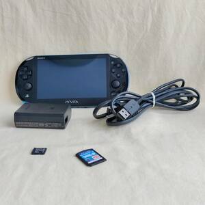 【7348270】SONY Playstation VITA PCH-2000 本体 メモリーカード16GB ソフト PS VITA