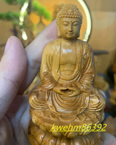 木彫り 仏像 釈迦如来 座像 釈迦 仏像 彫刻 仏教工芸品 21