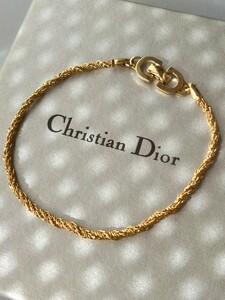 ChristianDior クリスチャンディオール　ゴールドカラーブレスレット アクセサリー