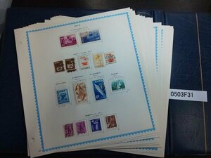 0503F31 日本切手　琉球郵便　沖縄　花　航空　組踊　記念切手　＊使用済み混在　台紙に貼りつき有　抜けあり　写真でご確認ください