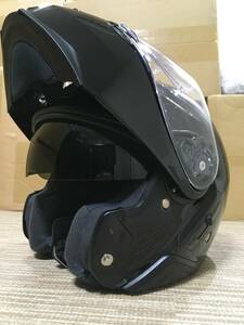 SHOEI NEO TECⅡ ブラック システムヘルメット Lサイズ 良品