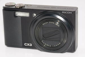 【外観特上級】RICOH デジタルカメラ CX3 ブラック CX3BK　#s5673