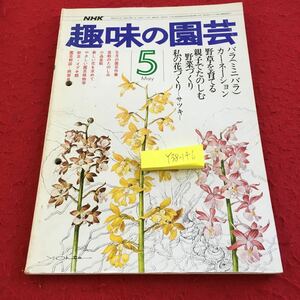 Y38-146 NHK 趣味の園芸 5月 バラ（ミニバラ）カーネーション 野草を育てる 親子でたのしむ 野菜づくり 私の花づくり サツキ 昭和51年発行