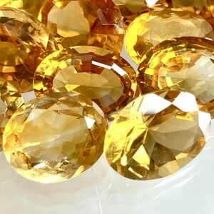 ★天然シトリンおまとめ 300ct ★ m ルース 裸石 宝石 ジュエリー jewelry citrine 黄水晶 クォーツ 