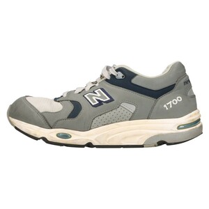 New Balance ニューバランス M1700GRA レザーメッシュ切り替えローカットスニーカー グレー US10/28cm