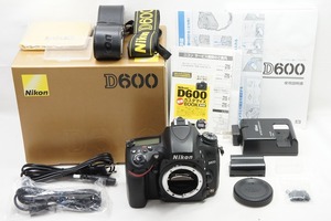 【適格請求書発行】良品 Nikon ニコン D600 ボディ デジタル一眼レフカメラ 元箱付【アルプスカメラ】240401x