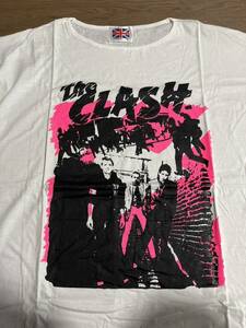 ビンテージ the clash 七分丈 tシャツ ロンt tee 90 パンク ロック London F B バンドt