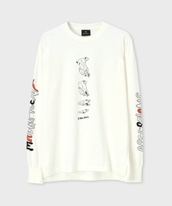 未使用■ ポールスミス■長袖Tシャツ■M■定価13200円■ホワイト■Magnificent Obsessions