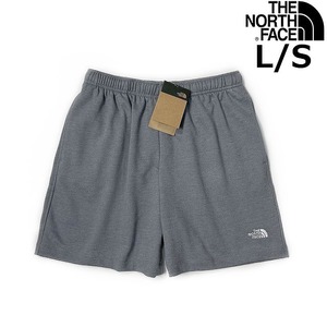 1円～!売切!【正規新品】THE NORTH FACE◆SIMPLE LOGO FLEECE SHORT ショートパンツ US限定 ロゴ刺繍 スポーツ シンプル(L)グレー 190110-5