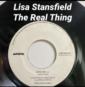 【レア7インチ】Lisa Stansfield / The Real Thing 90s R&B Swing 45 リサ・スタンスフィールド SOUL DISCO イタリアオンリープロモ盤