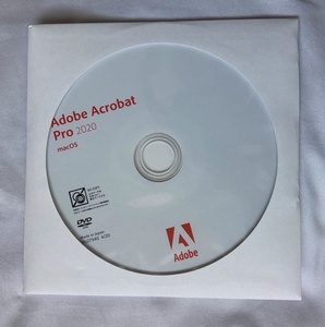 (開封済み)Adobe Acrobat Pro 2020 Mac 正規版 ディスク版 [並行輸入品] 日本語 新品即決☆ アドビ アクロバット