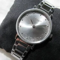 【新品・本体のみ】白銀のCOACH 腕時計