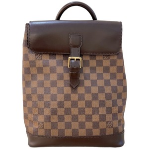 ルイ・ヴィトン LOUIS VUITTON ダミエ ソーホー N51132 リュック バックパック レディース 中古