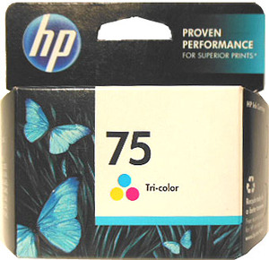 HP USA hp75 CB337WN Tri-color ink HP75カラーインク 期限切れ